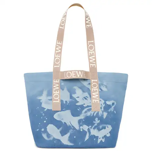 LOEWE Fabric Handbag Women's Blue