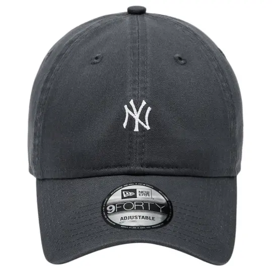 New Era Cotton Baseball Caps Unisex Graphite Gray