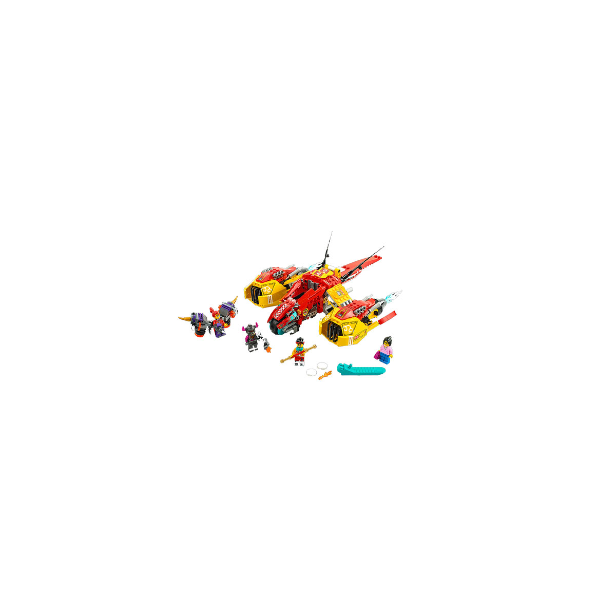 LEGO LEGO Monkey King Series Qi Xiaotian Yunxiao Fighter Limited Edition Building Bricks 301-600pcs 80008