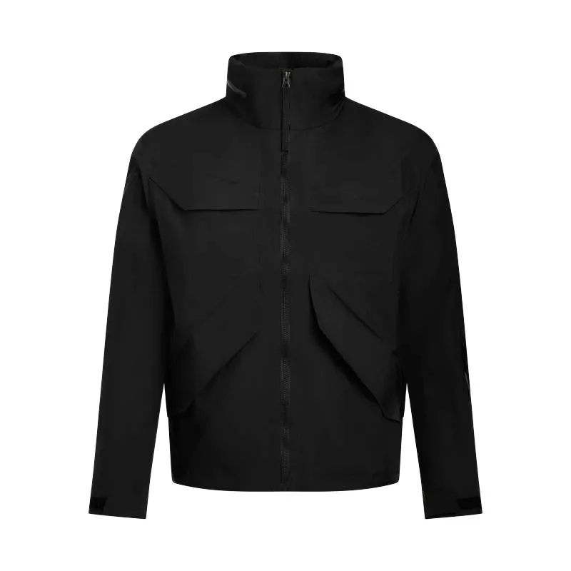 Under Armour SS25 Outdoor Sports Waterproof And Windproof Windbreaker Jacket Men's Black