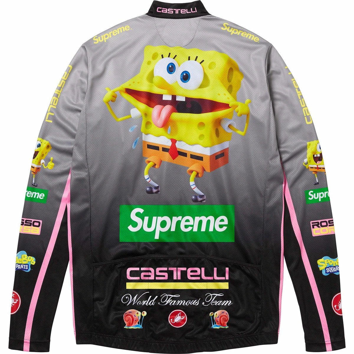 Supreme x SPONGEBOB SQUAREPANTS x CASTELLI SS25 WEEK11 оригинал