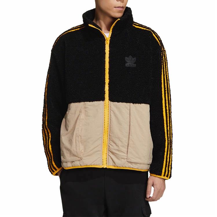 Мужская куртка adidas originals Sherpa (черная) — фото 3