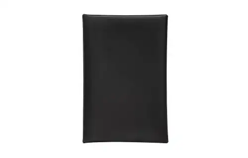 HERMES Calvi Box Calfskin Card Holder Unisex Black
