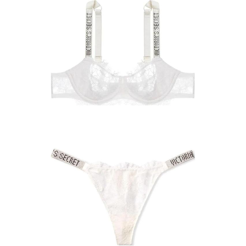Женский комплект белья Victoria's Secret V (белый)