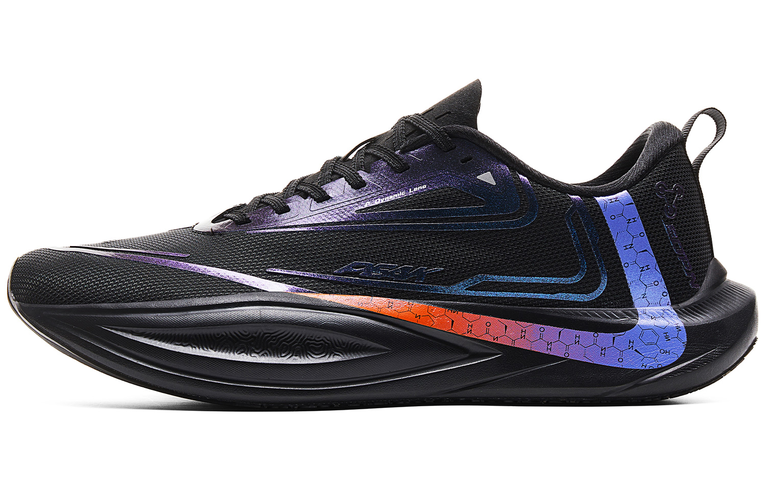 PEAK Cushioning Slip Resistant Abrasion Resistant Breathable Rebound Anti Rollover Low top Running Shoes Men’s Black
