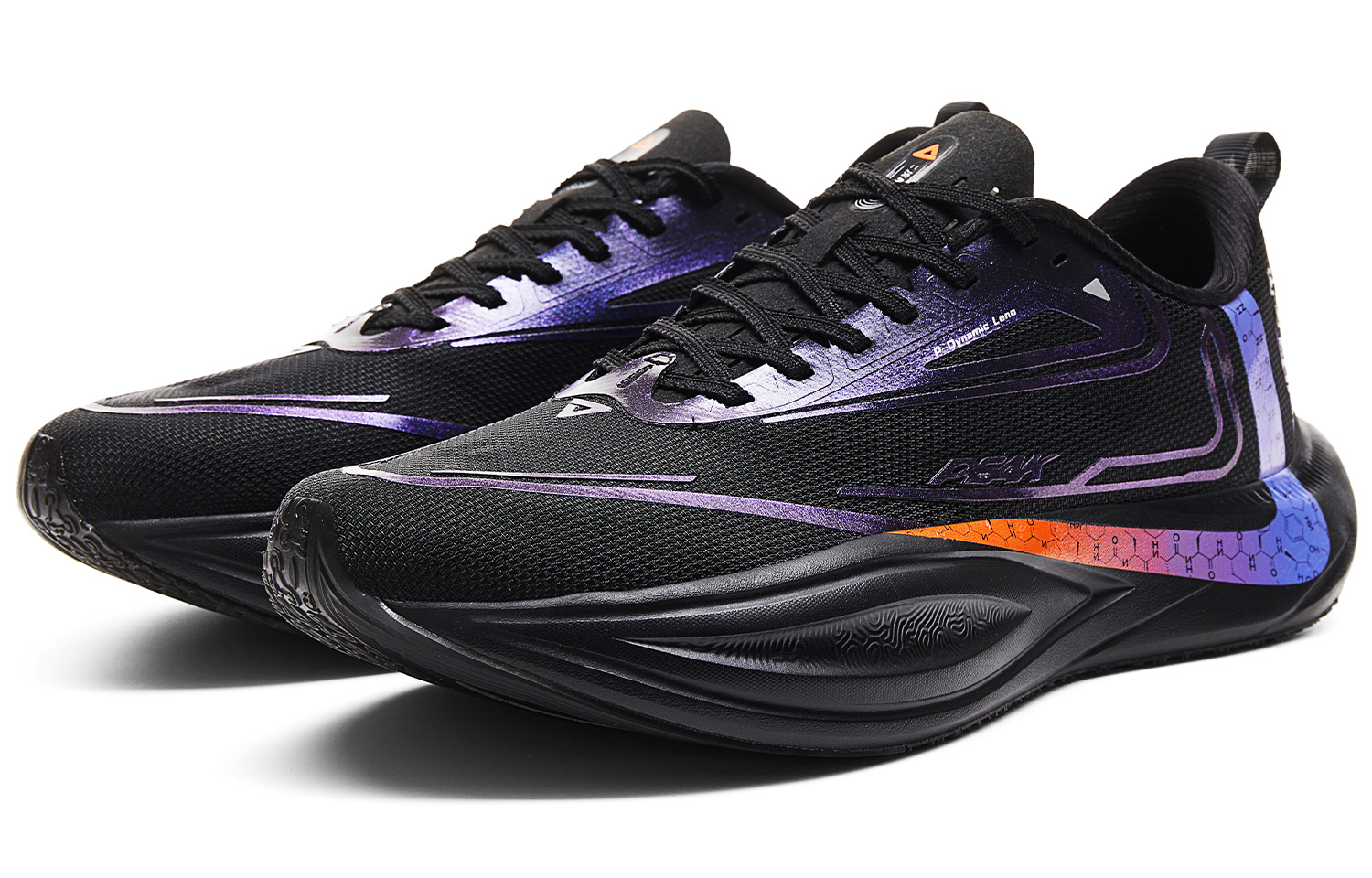 PEAK Cushioning Slip Resistant Abrasion Resistant Breathable Rebound Anti Rollover Low top Running Shoes Men’s Black