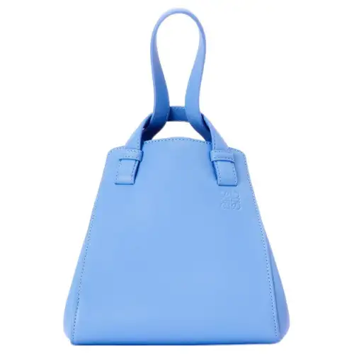 LOEWE Hammock Napa Calf Leather Handbag, Shoulder Bag, Crossbody Bag Women's Blue