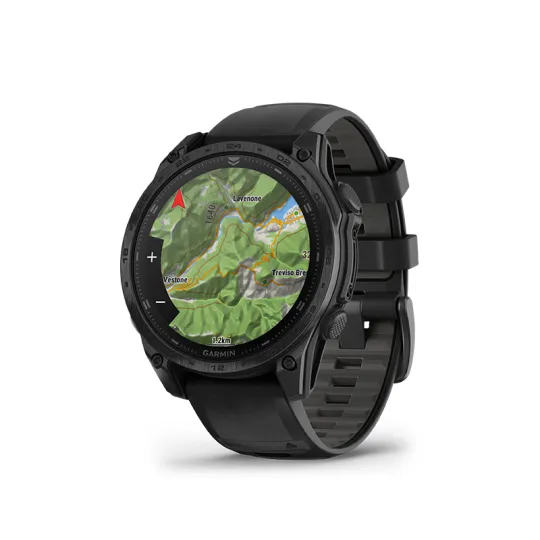 GARMIN TAI Iron Tactix 8 AMOLED 47mm Smart Watches Bluetooth Connection Available For Download Unisex