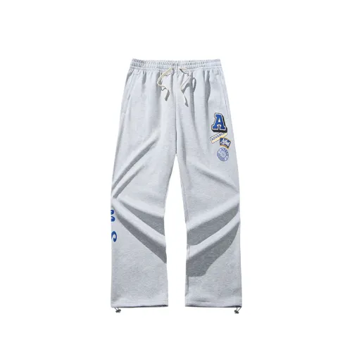 Anta Basketball Collection Knitted Sweatpants Men's Gray Heather Gray