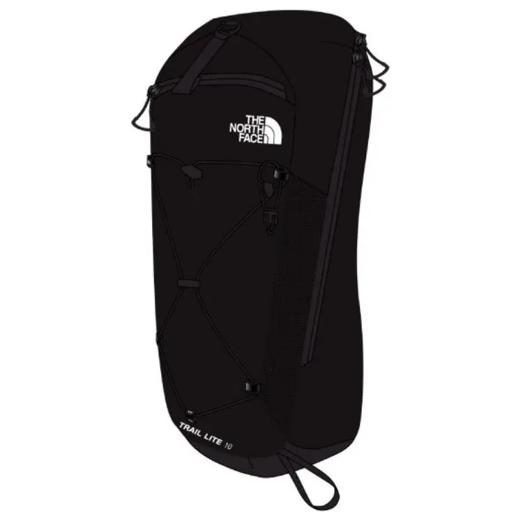 THE NORTH FACE 10L Mountaineering Bag Outdoor Bag Nylon Black Unisex