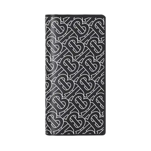 Burberry Leather Wallet Men's Black