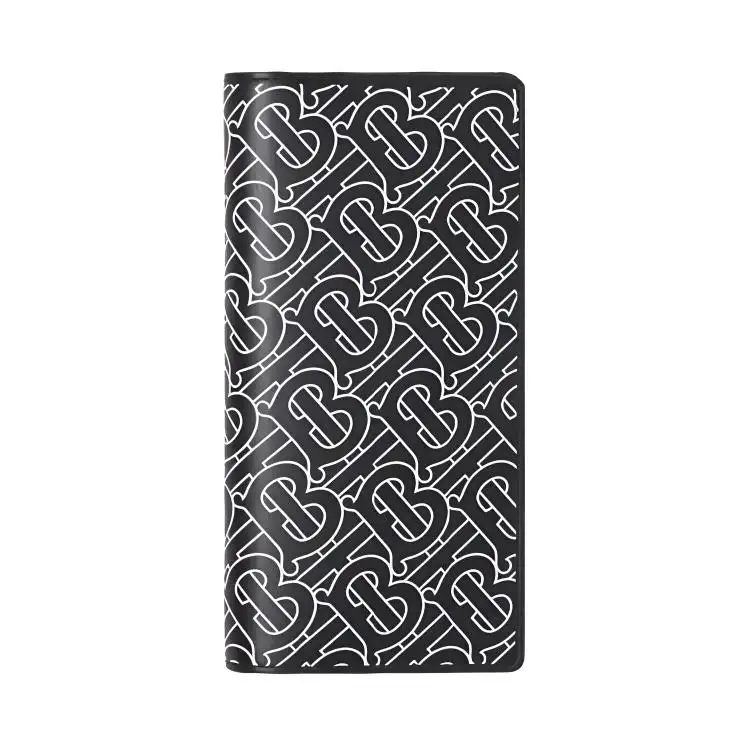 Burberry Leather Wallet Men's Black
