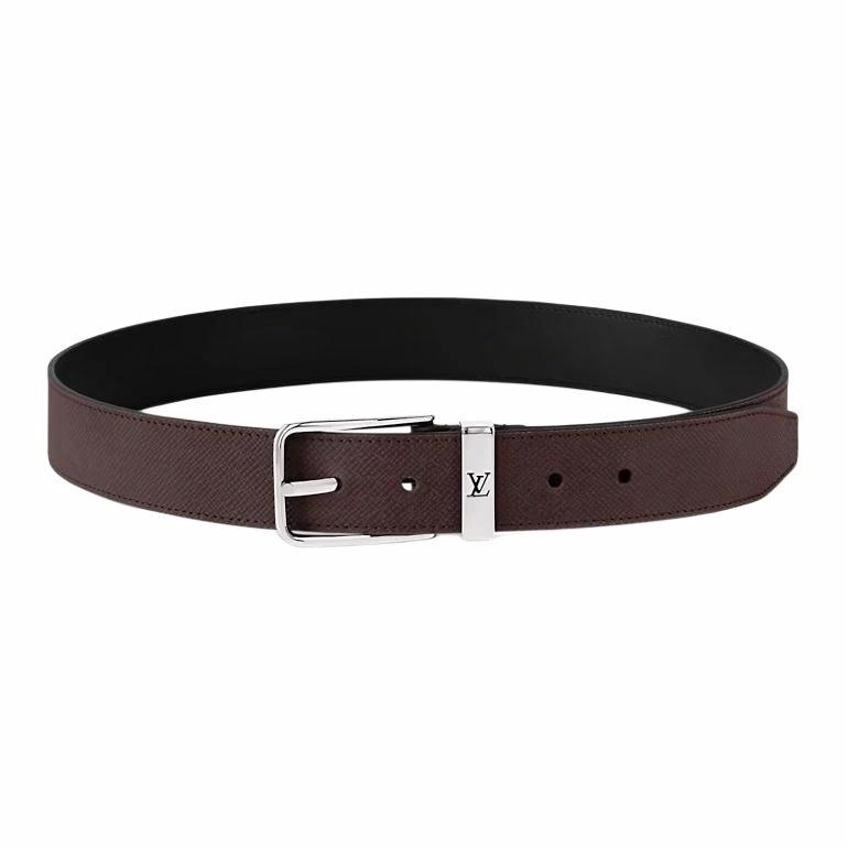Мужской ремень Louis Vuitton LOUIS VUITTON Pont Neuf 3.5cm (каштановый)