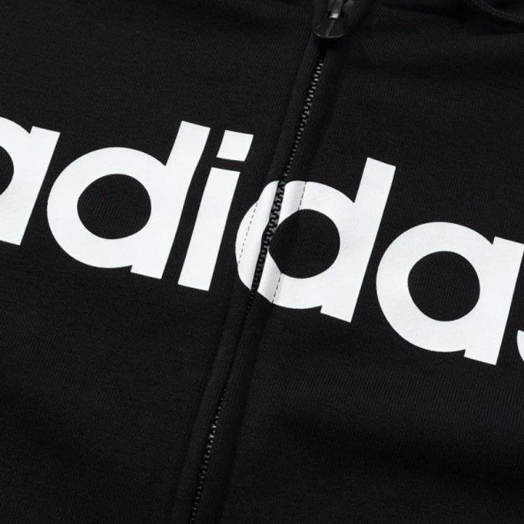 Мужская куртка adidas M Ce Zip Hdy (черная) — фото 6
