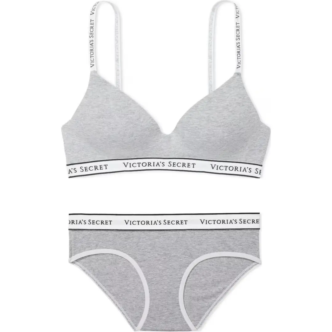Victoria's Secret Underwear Set Women's Gray