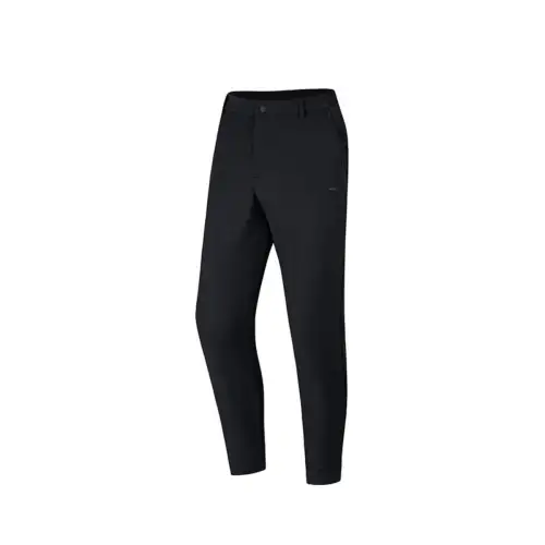 Anta Variety Training Collection Knitted Sweatpants Men's Basic Black