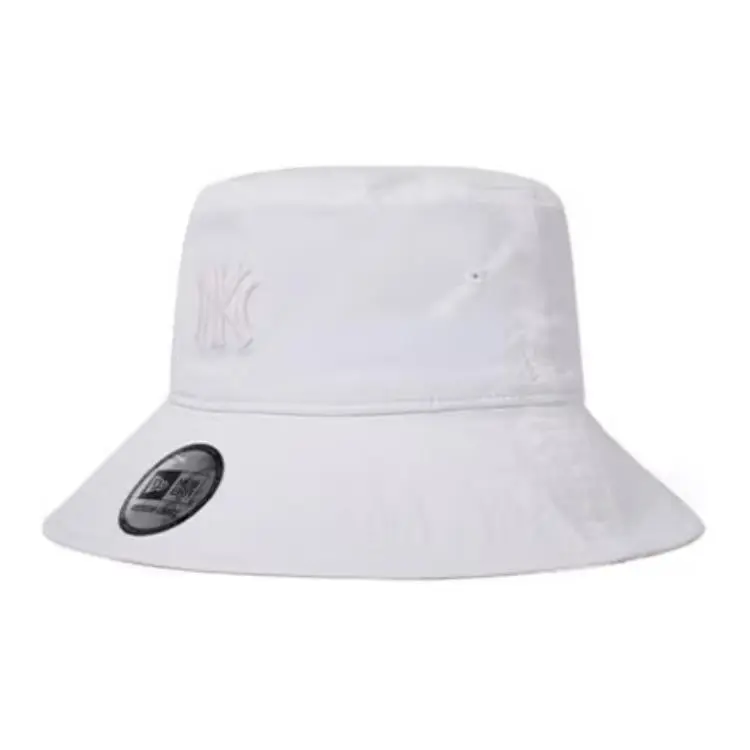 New Era Polyester Polyamide Elastane Bucket Hats Unisex White