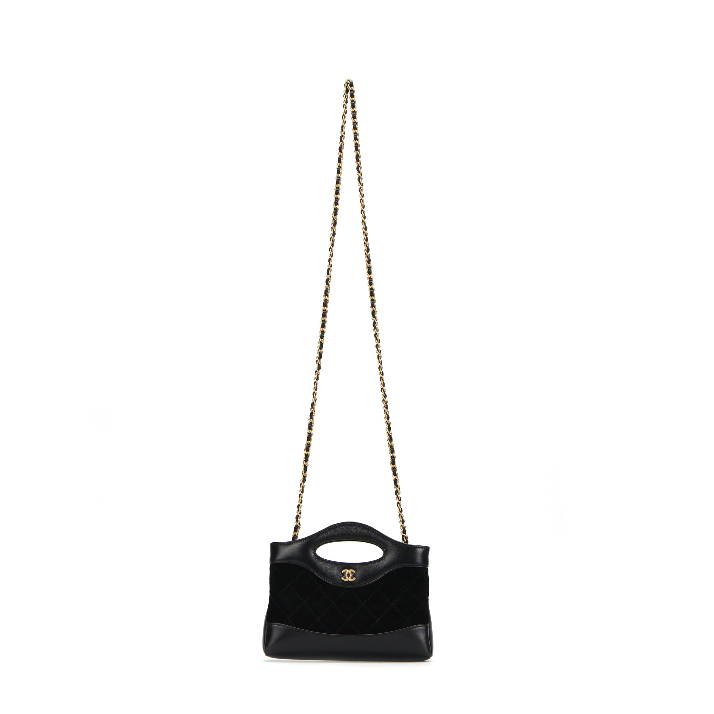 Женские сумка Chanel 25P 31Bag (черная)