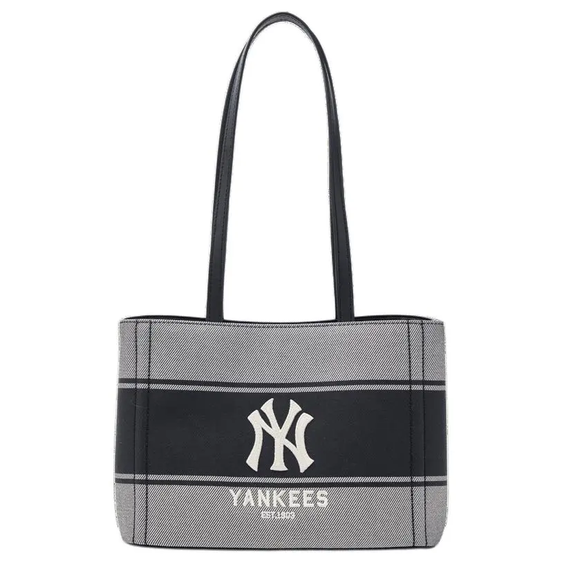 MLB Polyester Tote Handbag Shoulder Bags Women's Black