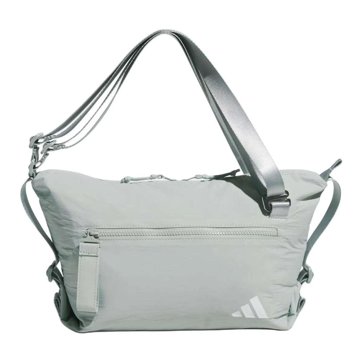 Adidas Polyester Crossbody Bags Regular Unisex Texture Gray