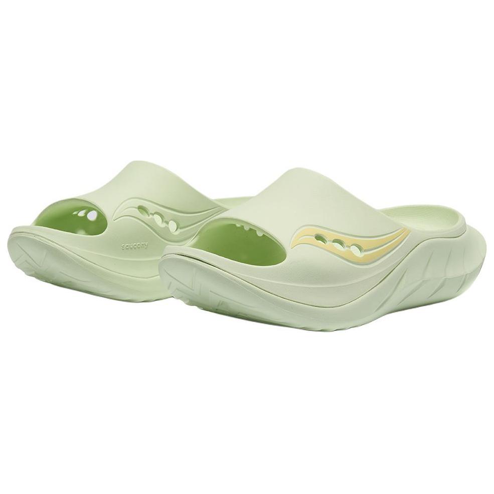 Saucony Cradle 2 Quiet Slip Resistant Quiet Slip Resistant Slide Slippers Unisex Light Green