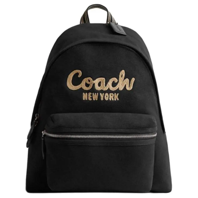 COACH Cargo Fabric Backpack Large Women's Black