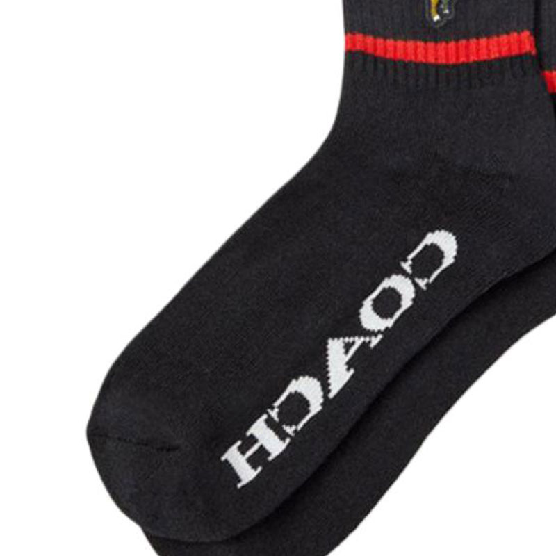 COACH SS25 Crew Socks Unisex Black