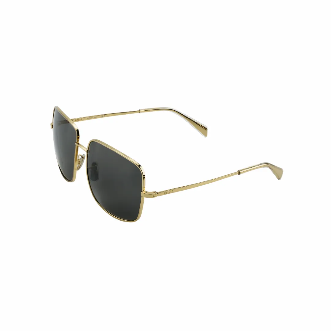 CELINE Triomphe Rhinestone 01 Sunglasses In Metal With Crystals