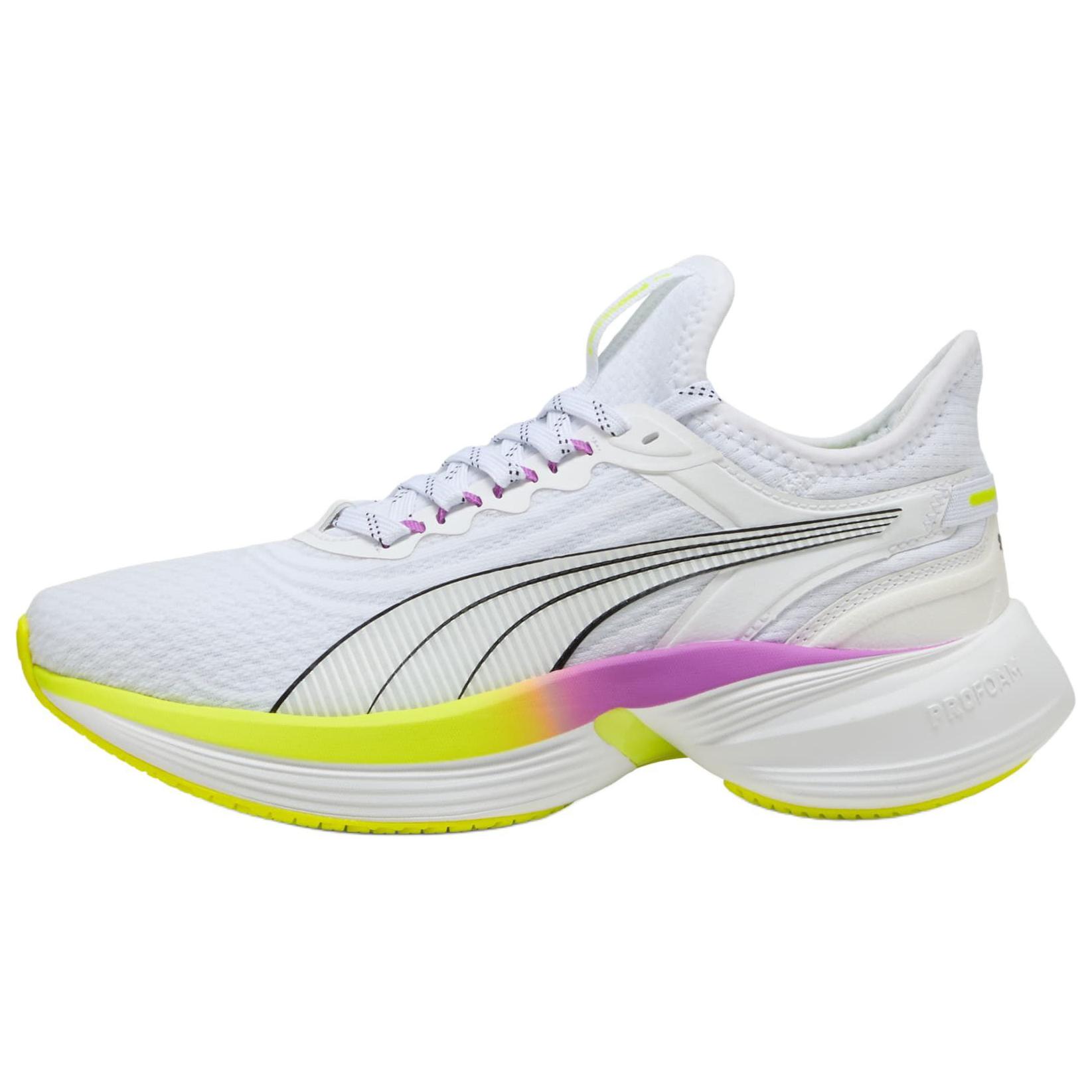 PUMA Conduct Pro Soft And Comfortable Slip Resistant Abrasion Resistant Low top Casual Running Shoes Men's White