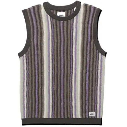Vans Tank Tops Unisex Brown Crew Neck Moderate