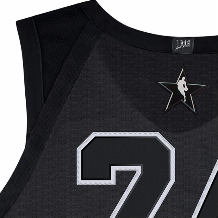 Мужская майка Jordan NBA Kobe Bryant All-Star Edition Authentic (черная) — фото 3