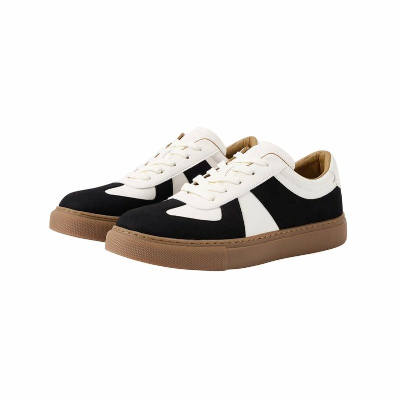 GXG synthetic leather casual training shoes, trendy and versatile, comfortable and antibacterial, minimalist color-block retro-style sporty, multi-color simple thick sole, lightweight, non-slip, wear-resistant, low-top skateboard shoes for men