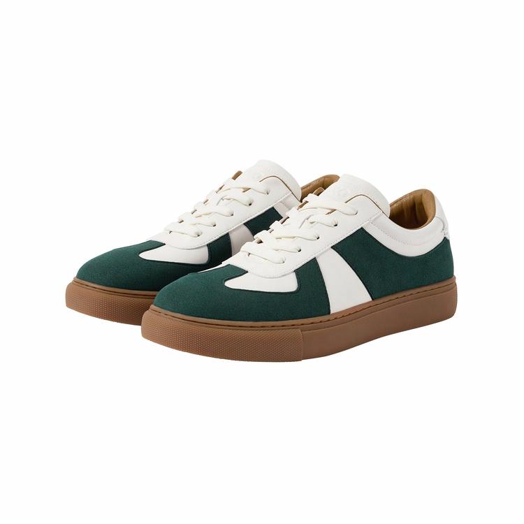 GXG synthetic leather casual training shoes, trendy and versatile, comfortable and antibacterial, minimalist color-block retro-style sporty, multi-color simple thick sole, lightweight, non-slip, wear-resistant, low-top skateboard shoes for men