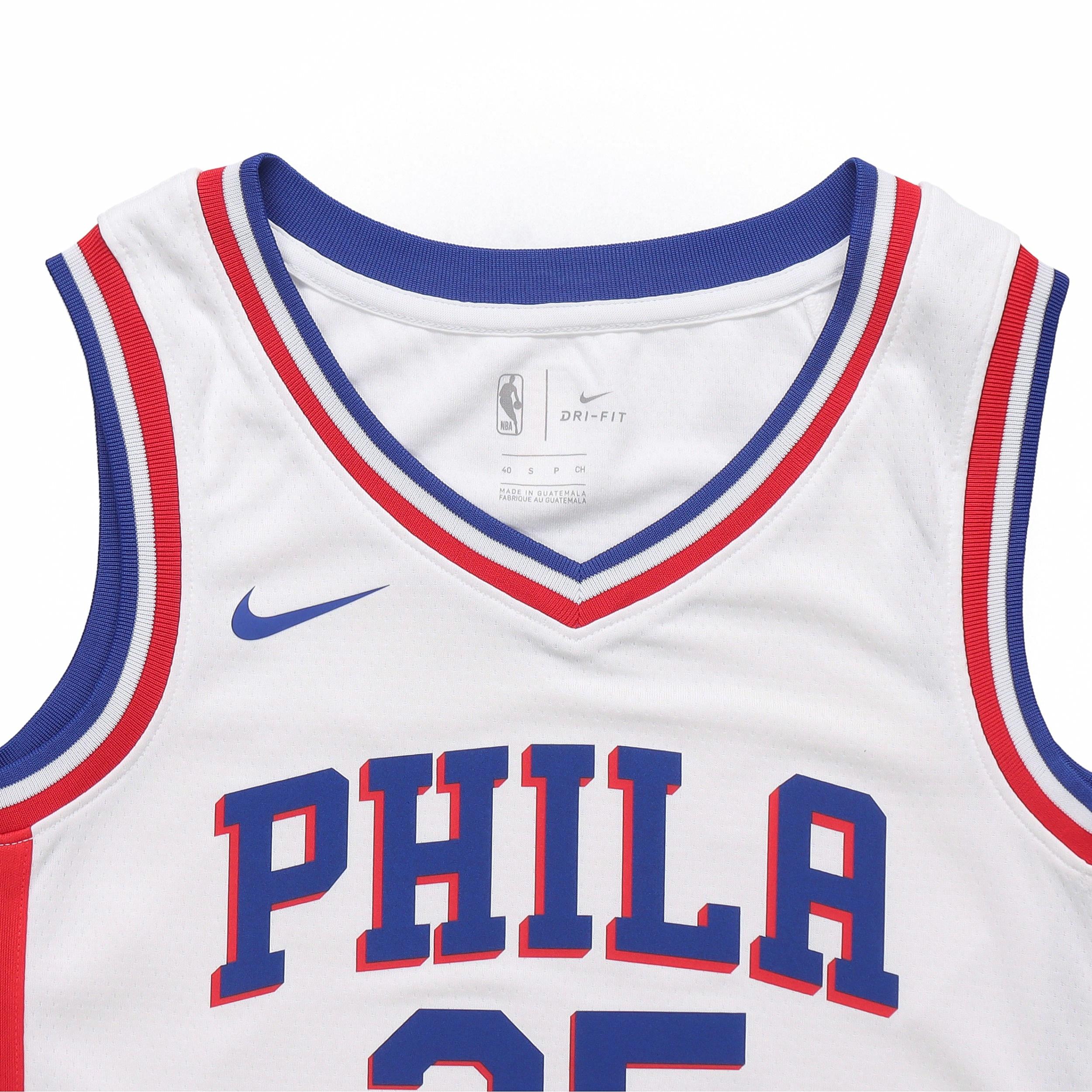 Мужская футболка Nike NBA 2019-20SW7625 (белая) — фото 3
