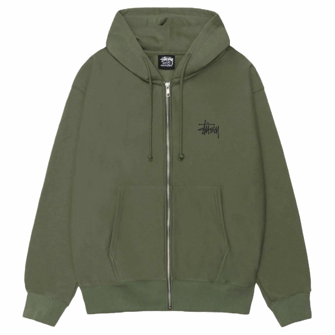 Stussy Basic Zip Hood 1974762 — купить одежду известных брендов в