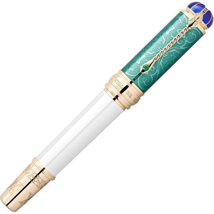 MONTBLANC Montblanc Patron of Art Series Tribute to Queen Victoria Practical Limited Edition Ink Pen Rotating Blower Turquoise Fountain Pen