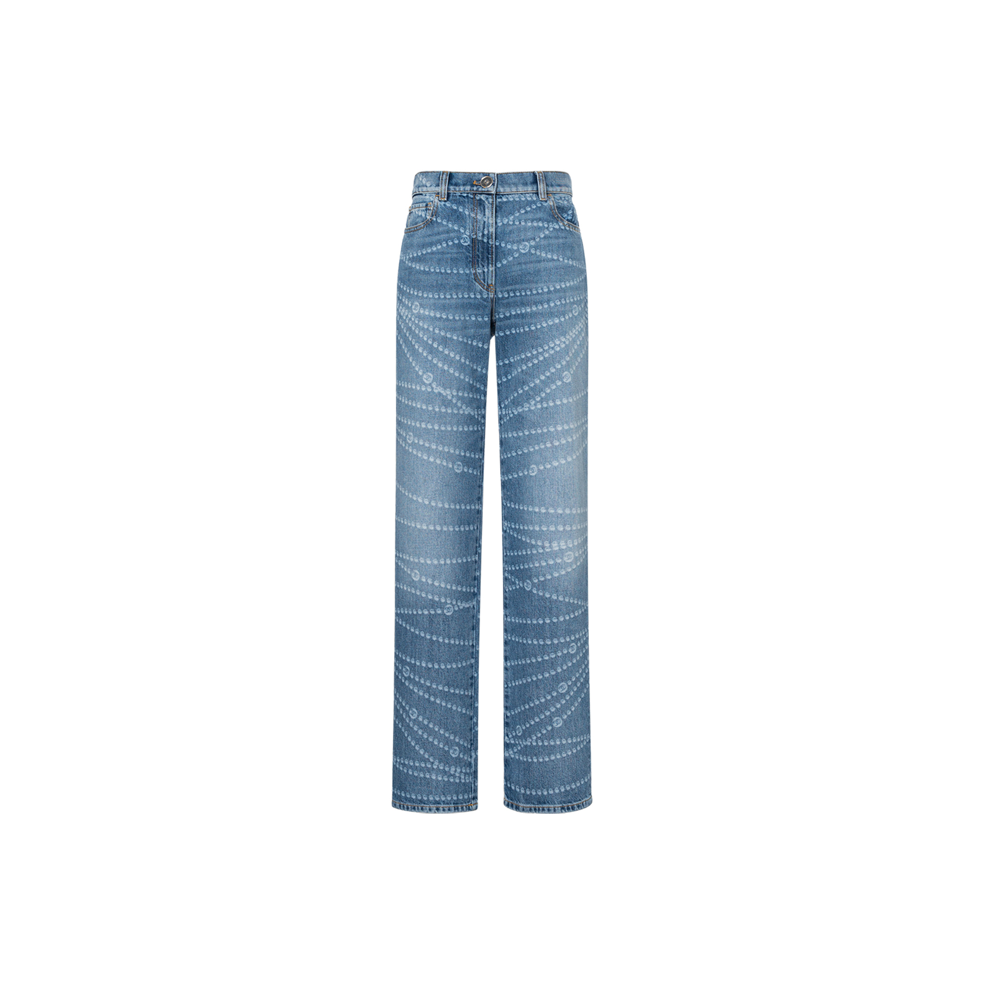 Женские штаны Chanel Denim Pants (голубые)