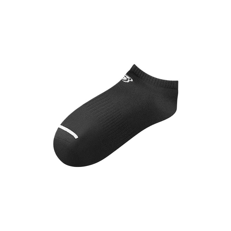 Skechers No Show Socks Unisex 1 Pack Pitch Black