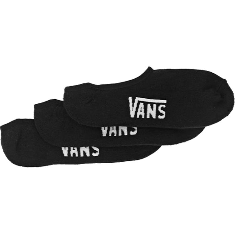 Vans No Show Socks Unisex 3 Pack Black