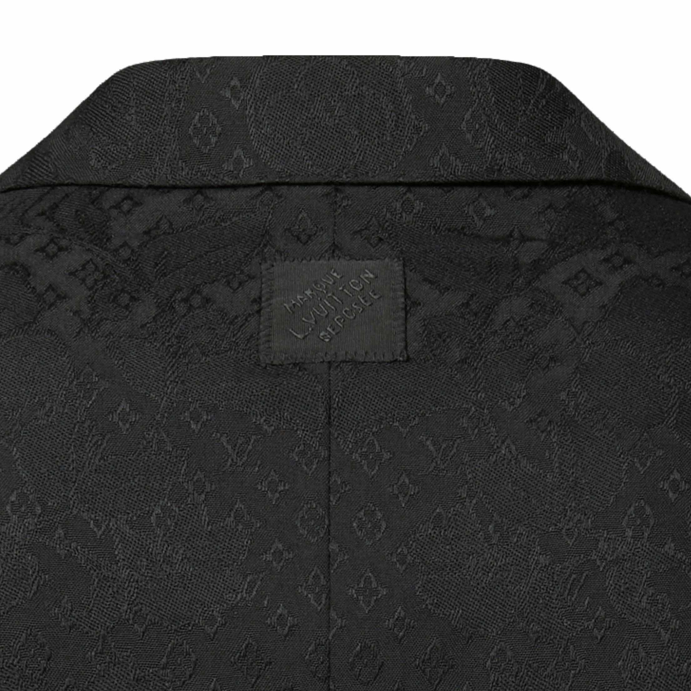 Мужская куртка Louis Vuitton LOUIS VUITTON Pont SS25 Neuf (черная) — фото 4