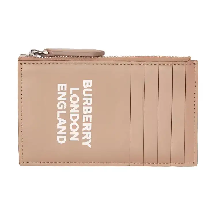Burberry Card Coin Case 5 Card Slot Card Case Beige