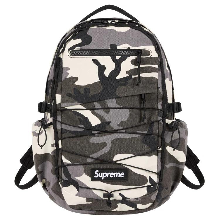 Рюкзак Supreme SS25 с аппликацией (камуфляжный)