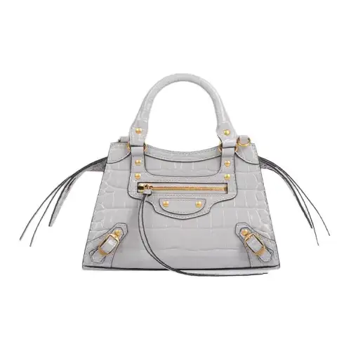 Balenciaga Calfskin Handbag Mini Women's Gray