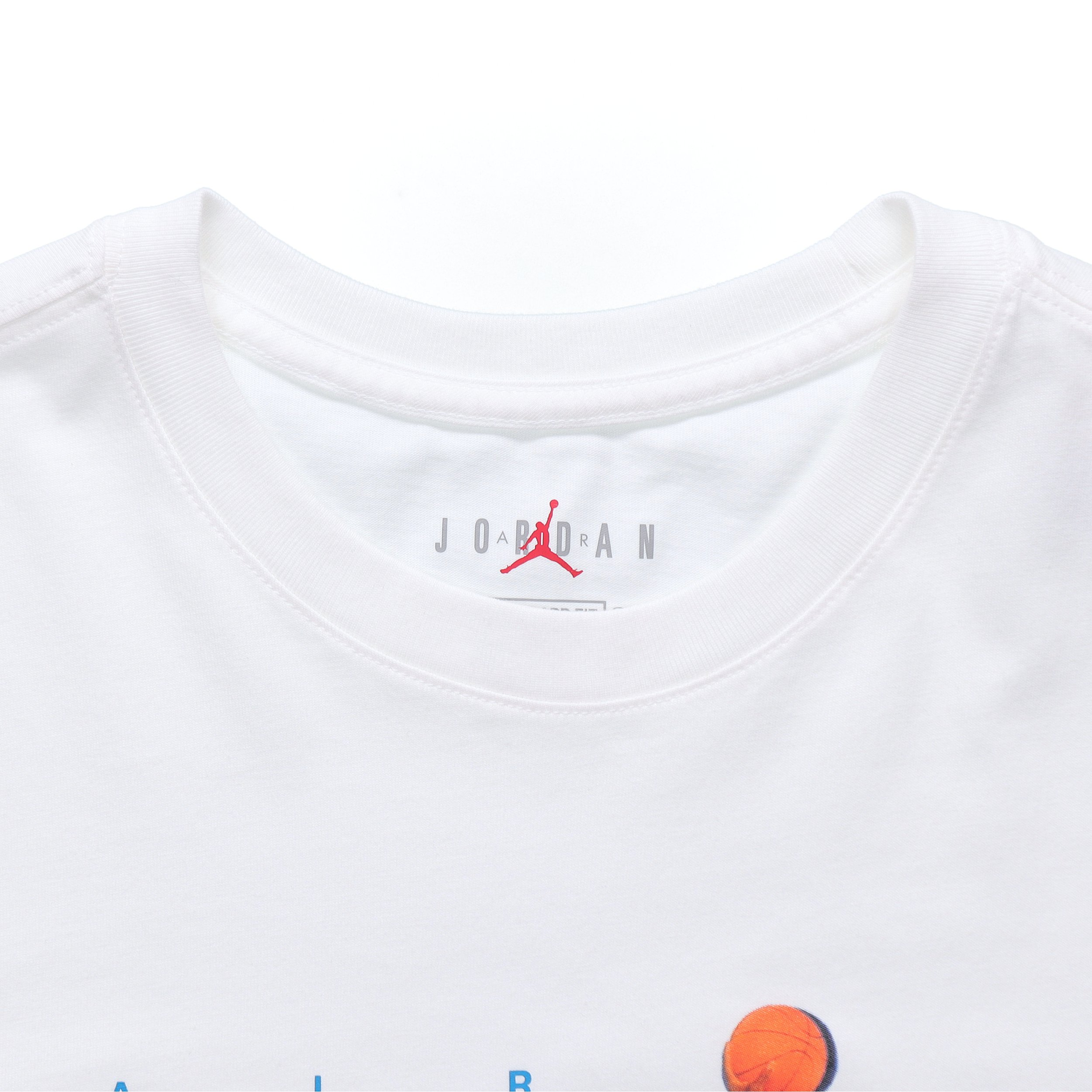 Мужская футболка Jordan Jumpman Logo (белая) — фото 5