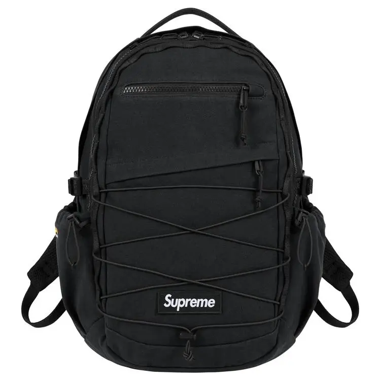 Supreme Cotton Backpack Regular Unisex Black