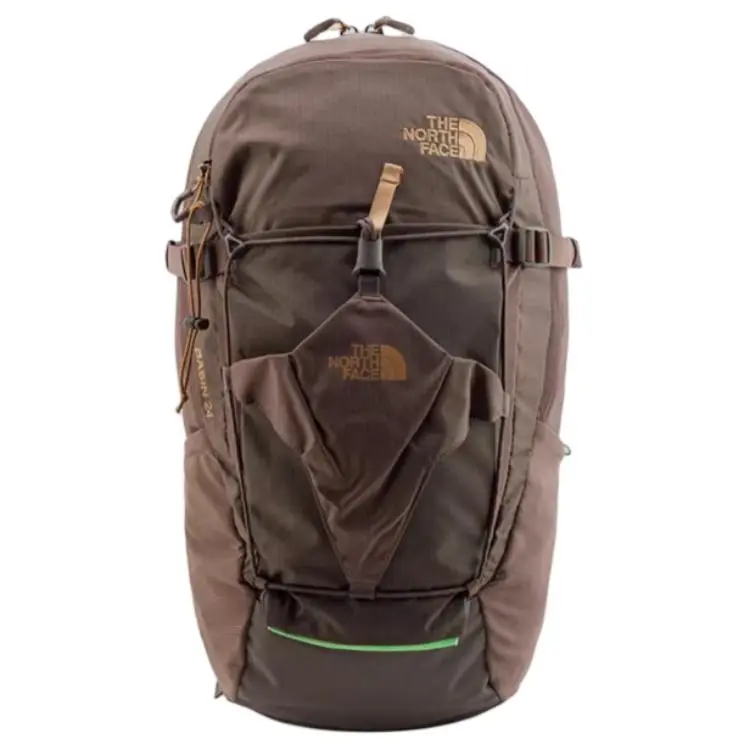 THE NORTH FACE 24L Lightweight Mountaineering Double Shoulder Outdoor Bag Nylon Smoky Brown Unisex