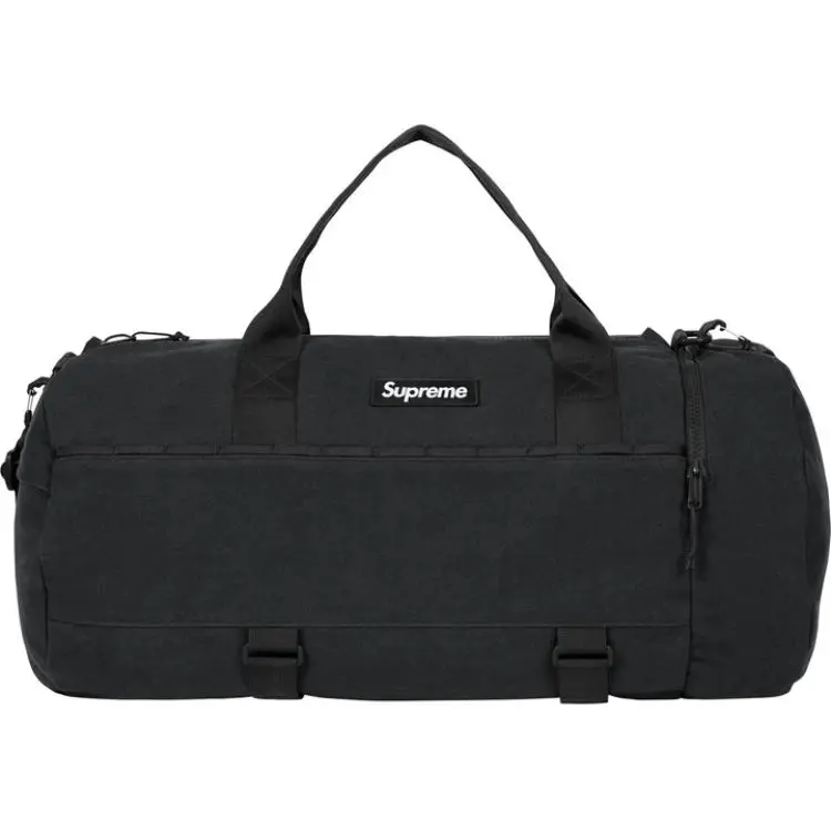 Supreme 58L Canvas Travel Bag Unisex Black