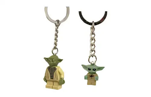 LEGO Lego, children's Yoda, keychain, constructor, star wars