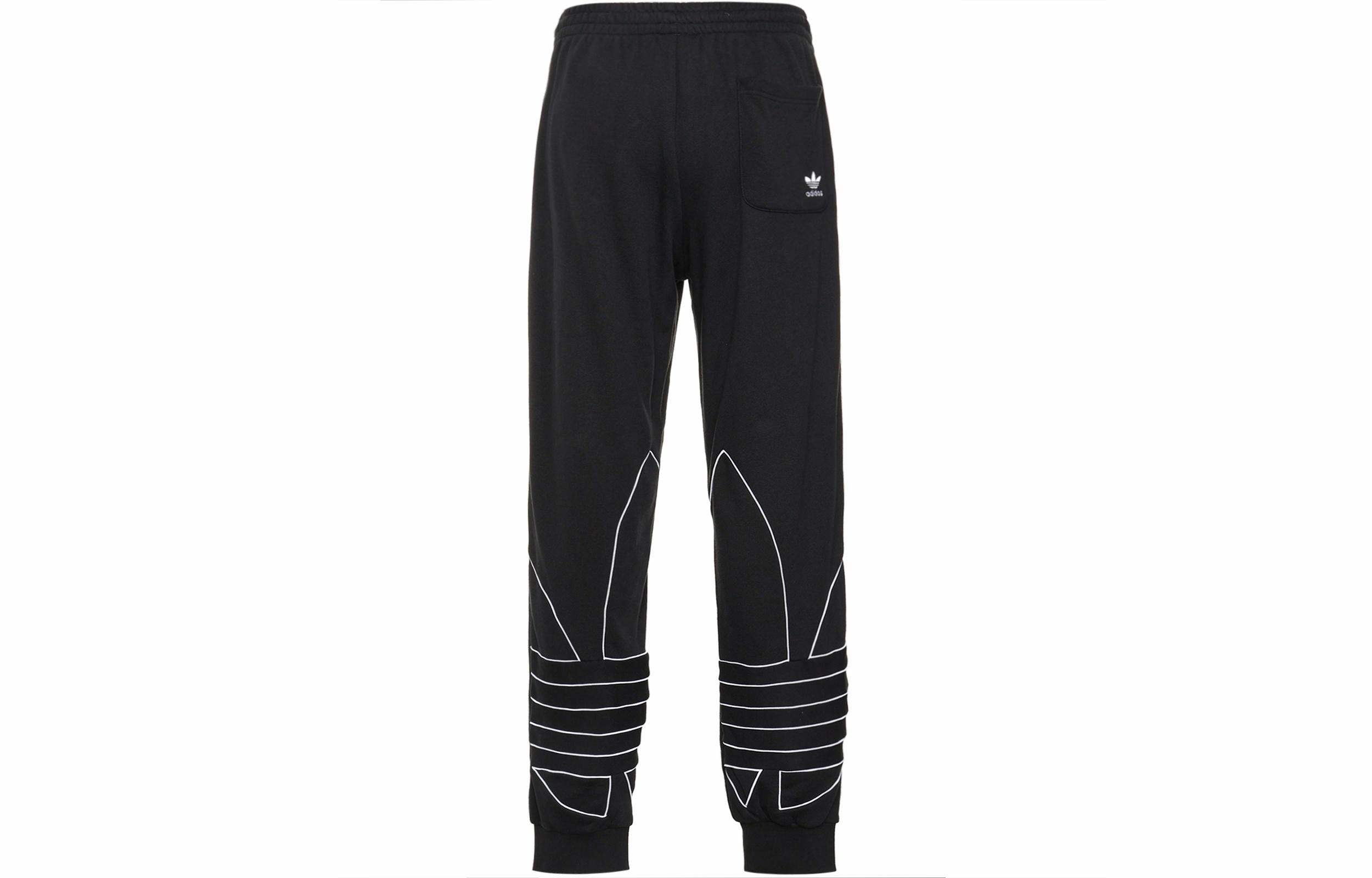 Мужские штаны adidas originals B Trf Out Swtpt (черные) — фото 2