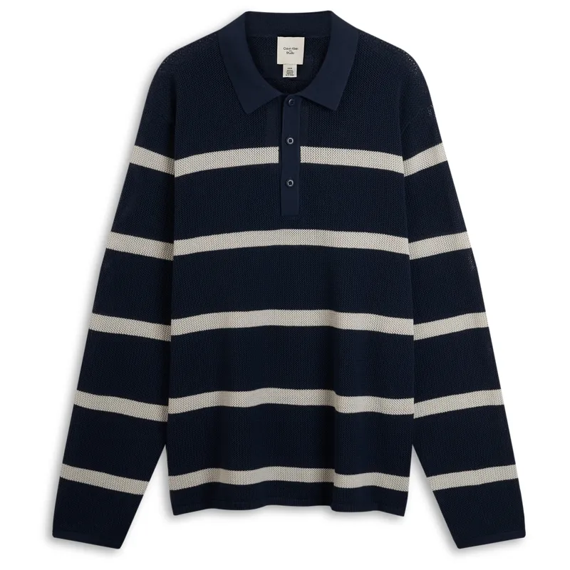 Calvin Klein Knitwear Men's Polo Collar Moderate